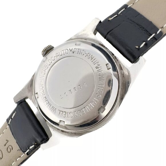 Vintage Clinton 17 Jewel Men\'s Automatic Wristwatch AS 1382 Steel w PowerReserve